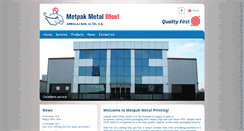 Desktop Screenshot of metpakmetalofset.com